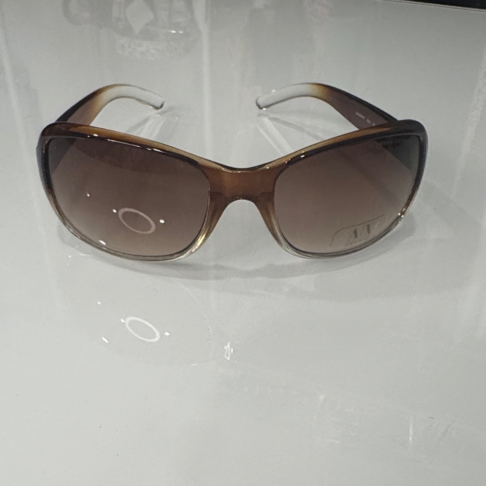 Armani Exchange Brown Gradient Women's Sunglasses